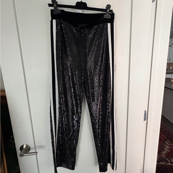 SOLD ♥️The Kooples Sequin Track Pants - Picture 4 of 6